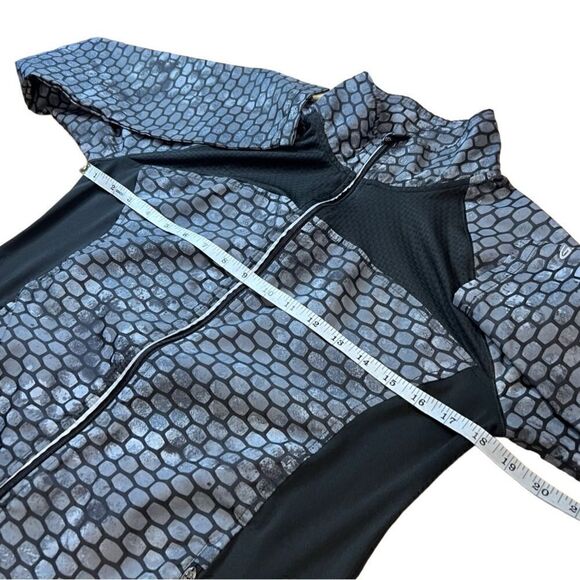 Champion duo dry running jacket windbreaker black grey size medium - Picture 14 of 16